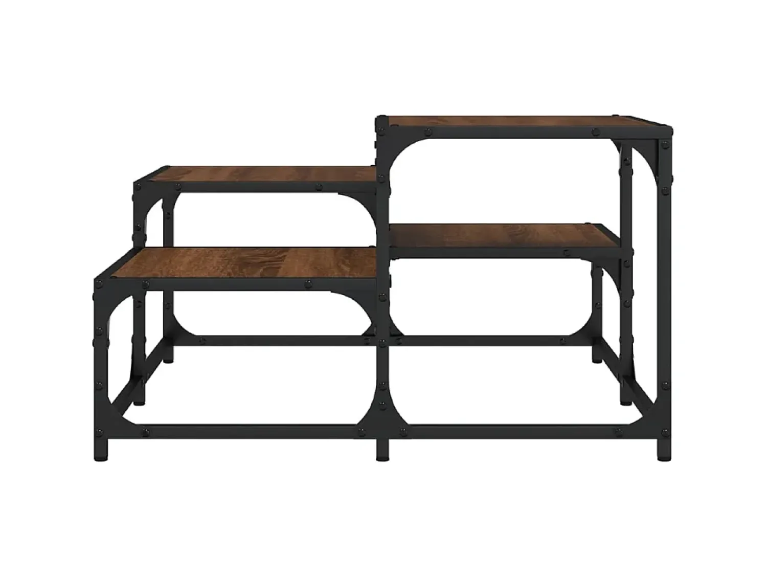 Clearance Mesa de centro 68x68x40 cm derivados madeira carvalho PT946620 Castanho