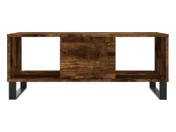 Mesa De Centro* Mesa de centro 90x50x36,5 cm derivados madeira carvalho fumado PT813986 Castanho