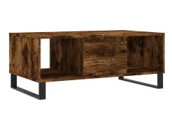 Mesa De Centro* Mesa de centro 90x50x36,5 cm derivados madeira carvalho fumado PT813986 Castanho