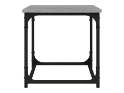 Mesa De Centro| Mesa de centro 40x40x40 cm derivados madeira sonoma PT446420 Cinzento