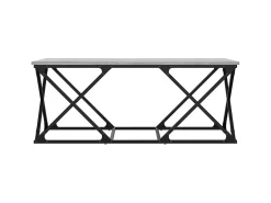 Mesa De Centro| Mesa de centro 100x49x40 cm derivados de madeira cinza sonoma PT786156 Cinzento