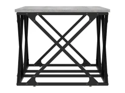 Mesa De Centro| Mesa de centro 100x49x40 cm derivados de madeira cinza sonoma PT786156 Cinzento