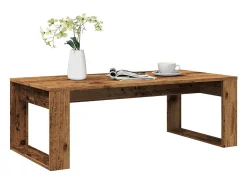 Mesa De Centro*vidaxl Mesa de centro 102x50x35 cm derivados de madeira madeira velha Natural claro
