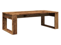 Mesa De Centro*vidaxl Mesa de centro 102x50x35 cm derivados de madeira madeira velha Natural claro