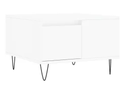 Mesa De Centro* Mesa de centro 55x55x36,5 cm derivados de madeira PT717580 Branco