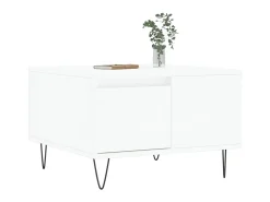 Mesa De Centro* Mesa de centro 55x55x36,5 cm derivados de madeira PT717580 Branco