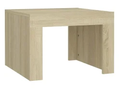 Mesa De Centro* Mesa de centro 50x50x35 cm derivados de madeira carvalho sonoma PT641516 Castanho