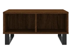 Mesa de centro 60x60x30 cm derivados madeira carvalho PT613647^ Mesa De Centro