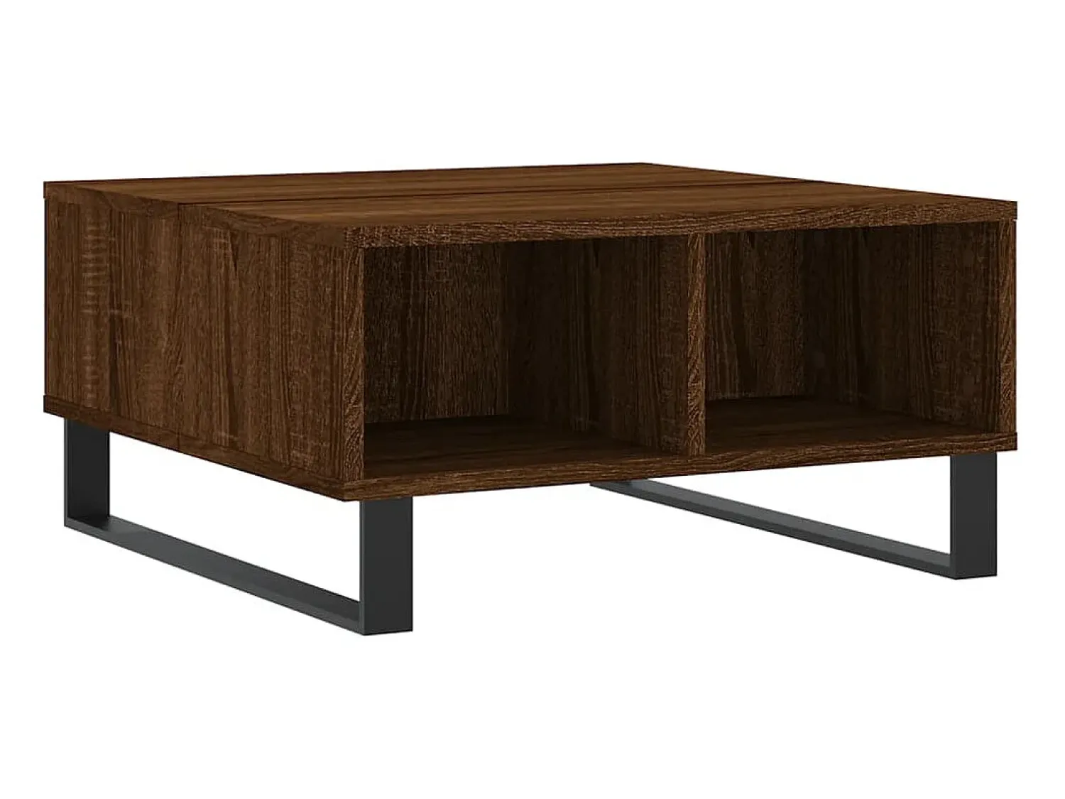 Mesa de centro 60x60x30 cm derivados madeira carvalho PT613647^ Mesa De Centro