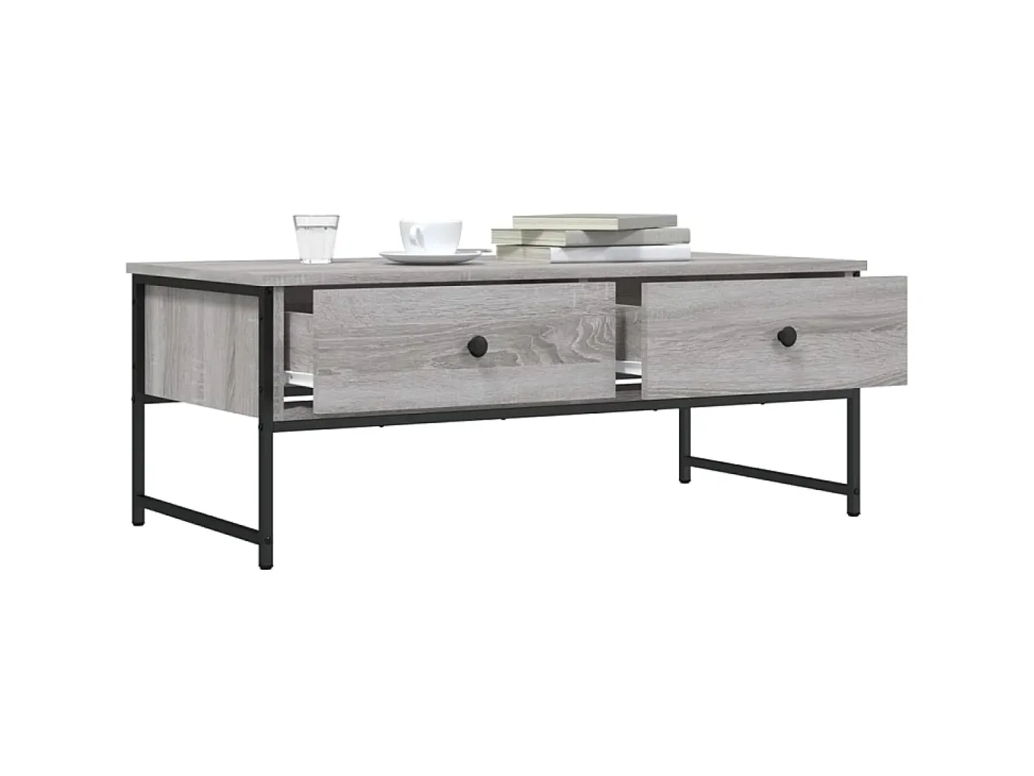 Mesa de centro 101x49x39,5 cm derivados madeira sonoma PT923002^ Mesa De Centro