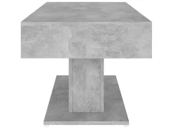 Mesa De Centro* Mesa de centro 96x50x45 cm derivados madeira cimento PT498074 Cinzento