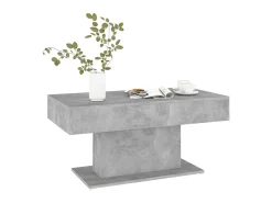 Mesa De Centro* Mesa de centro 96x50x45 cm derivados madeira cimento PT498074 Cinzento