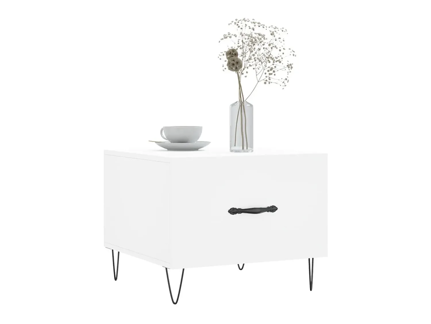 Mesa de centro 50x50x40 cm derivados de madeira PT424482^ Mesa De Centro