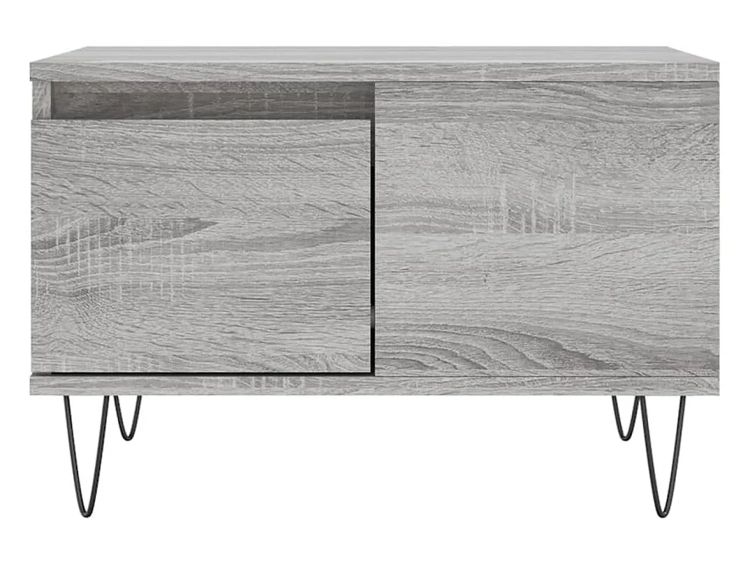 Mesa de centro 55x55x36,5 cm derivados de madeira cinza sonoma PT463518^ Mesa De Centro