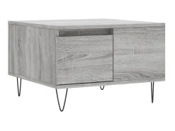 Mesa de centro 55x55x36,5 cm derivados de madeira cinza sonoma PT463518^ Mesa De Centro