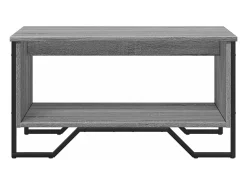 Mesa De Centro*vidaxl Mesa de centro 75x51x40 cm derivados de madeira sonoma Cinzento