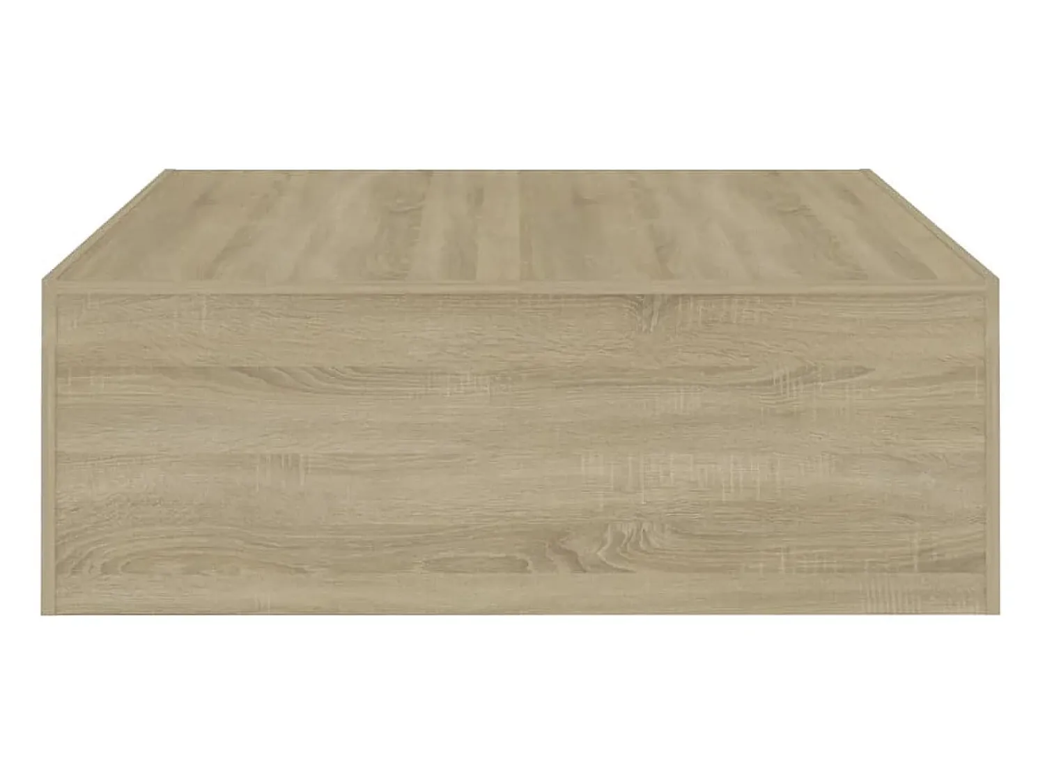 Mesa De Centro|vidaxl Mesa de centro 100x100x35 cm derivados madeira carvalho sonoma Natural claro