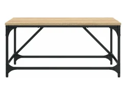 Outlet vidaxl Mesa de centro 75x50x35 cm derivados de madeira carvalho sonoma Natural claro