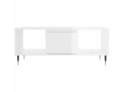 Mesa de centro 90x50x36,5 cm derivados madeira brilhante PT529203^ Mesa De Centro