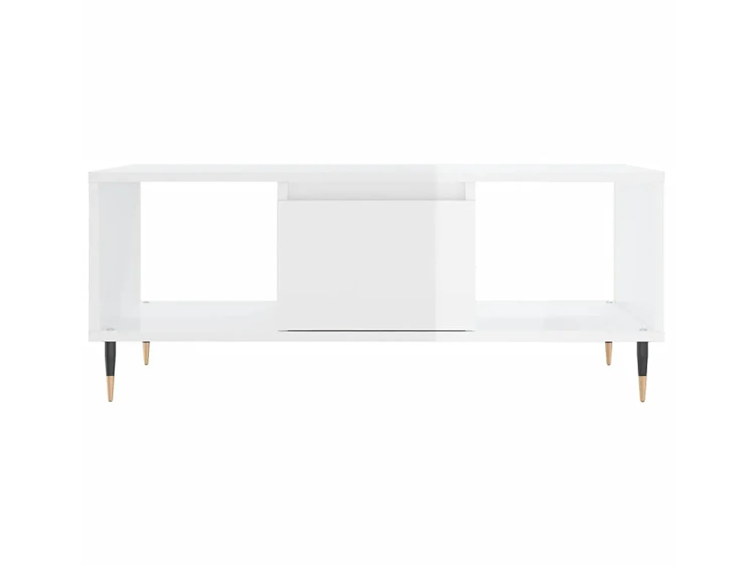 Mesa de centro 90x50x36,5 cm derivados madeira brilhante PT529203^ Mesa De Centro