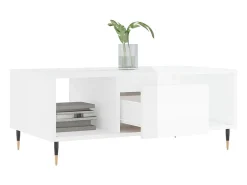 Mesa de centro 90x50x36,5 cm derivados madeira brilhante PT529203^ Mesa De Centro