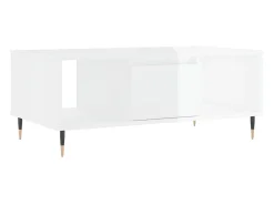 Mesa de centro 90x50x36,5 cm derivados madeira brilhante PT529203^ Mesa De Centro