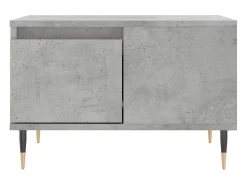 Mesa De Centro| Mesa de centro 55x55x36,5 cm derivados madeira cimento PT628650 Cinzento