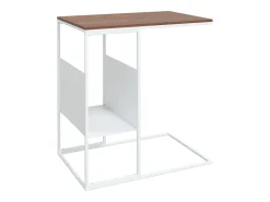 Mesa De Centro| Mesa de centro 55x36x59,5 cm derivados de madeira PT732909 Branco