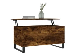 Mesa De Centro* Mesa de centro 90x44,5x45 cm derivados madeira carvalho fumado PT752793 Castanho
