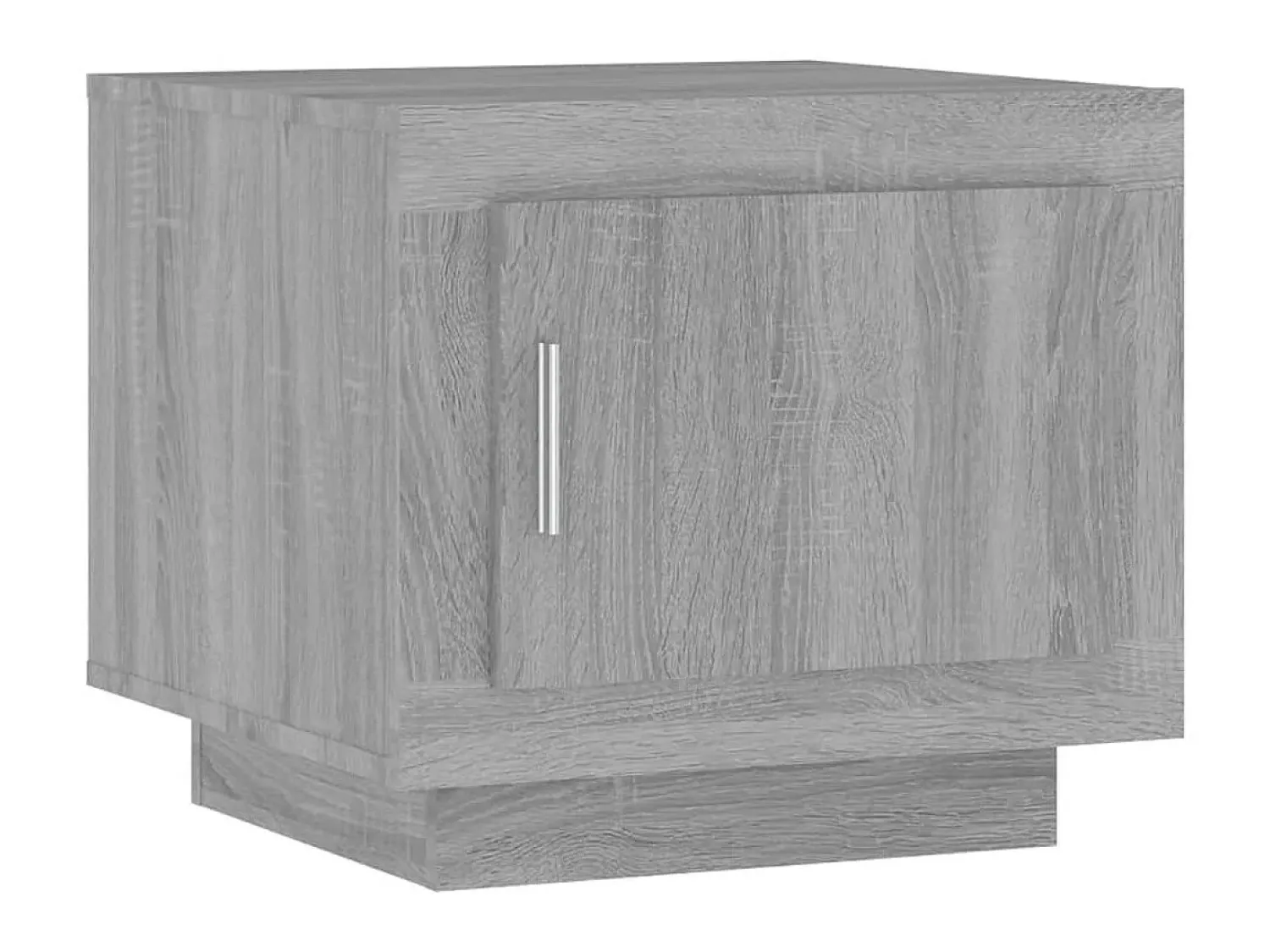 Mesa De Centro* Mesa de centro 51x50x45 cm derivados de madeira sonoma PT633969 Cinzento