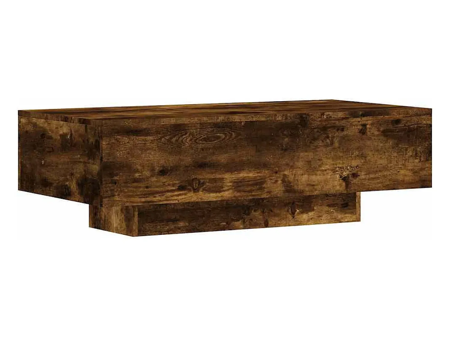 Mesa De Centro|vidaxl Mesa de centro 100x49,5x31 cm derivados madeira carvalho fumado Natural escuro