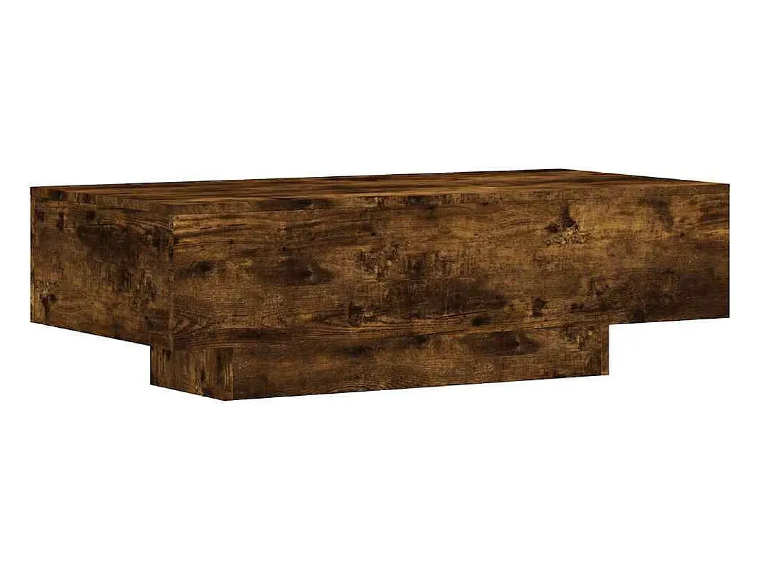 Mesa De Centro|vidaxl Mesa de centro 100x49,5x31 cm derivados madeira carvalho fumado Natural escuro