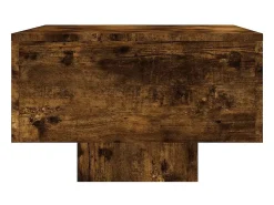 Mesa De Centro|vidaxl Mesa de centro 100x49,5x31 cm derivados madeira carvalho fumado Natural escuro