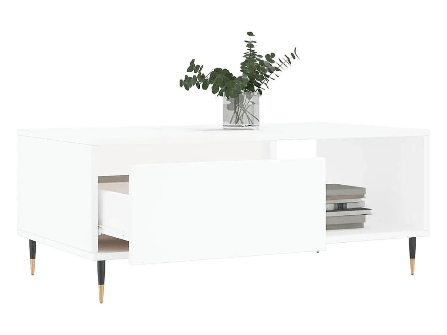 vidaxl Mesa de centro 90x50x36,5 cm derivados de madeira^ Mesa De Centro