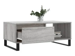 Mesa de centro 90x50x36,5 cm derivados madeira sonoma PT608887^ Mesa De Centro