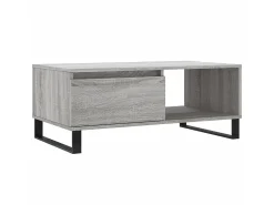 Mesa de centro 90x50x36,5 cm derivados madeira sonoma PT608887^ Mesa De Centro