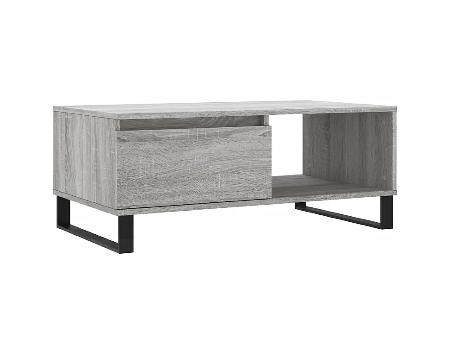 Mesa de centro 90x50x36,5 cm derivados madeira sonoma PT608887^ Mesa De Centro