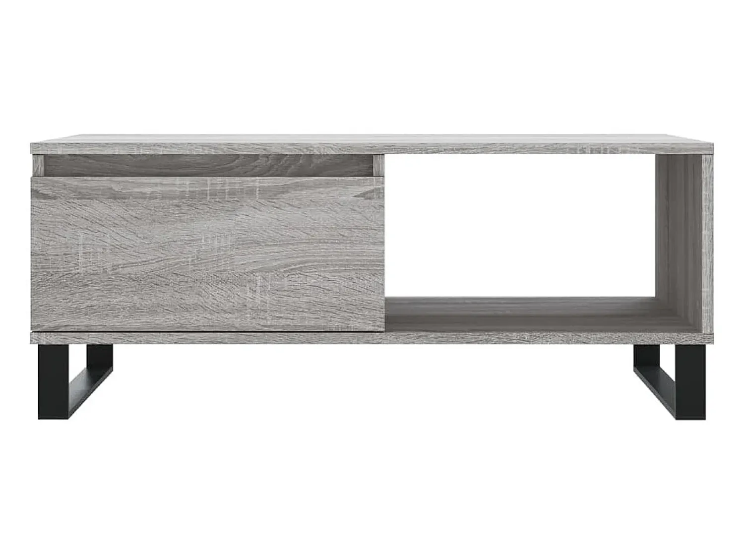 Mesa de centro 90x50x36,5 cm derivados madeira sonoma PT608887^ Mesa De Centro