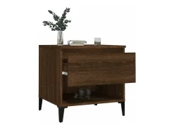 Mesa de centro 50x46x50 cm derivados madeira carvalho PT276608 Castanho