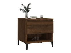 Mesa de centro 50x46x50 cm derivados madeira carvalho PT276608 Castanho