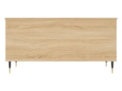 vidaxl Mesa de centro 90x44,5x45 cm derivados madeira carvalho sonoma^ Mesa De Centro
