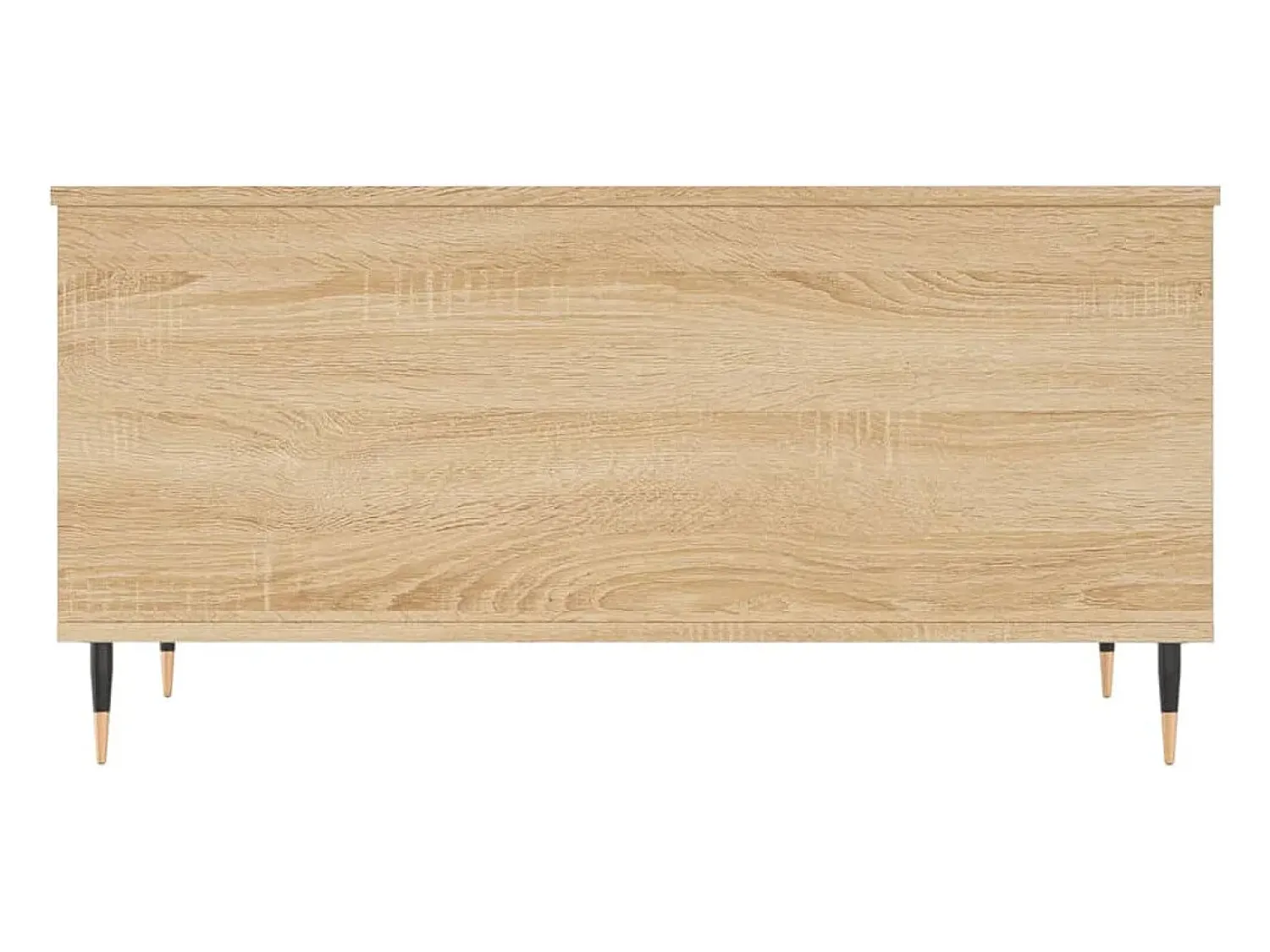 vidaxl Mesa de centro 90x44,5x45 cm derivados madeira carvalho sonoma^ Mesa De Centro