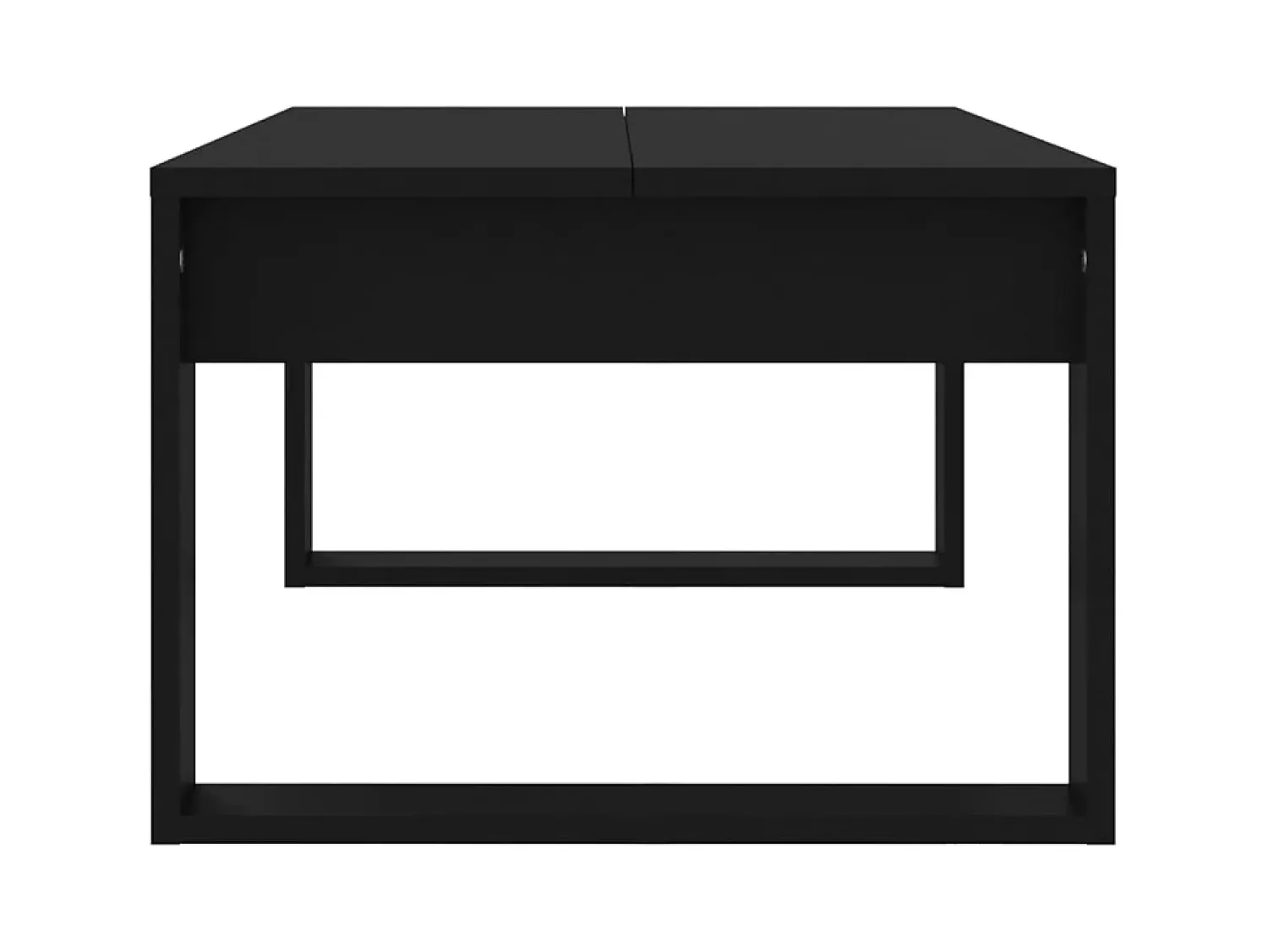Best Mesa de centro 102x50x35 cm derivados de madeira PT221126 Preto