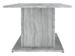 vidaxl Mesa de centro 102x55,5x40 cm derivados de madeira cinza sonoma Cinzento