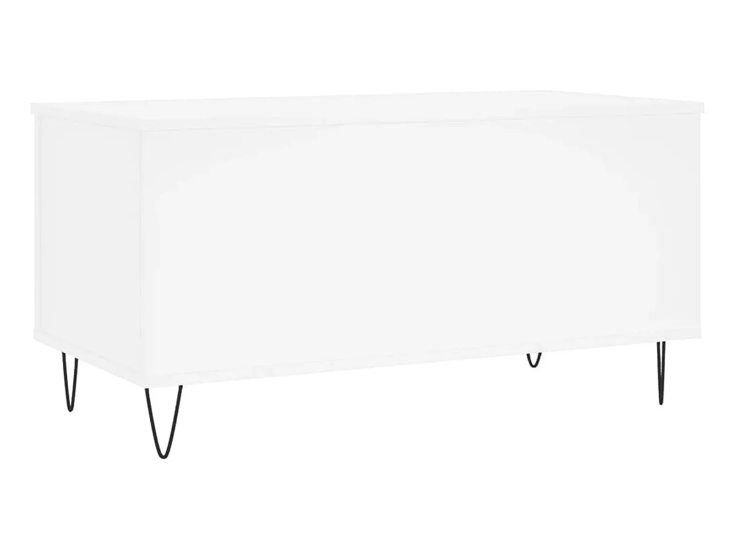 Mesa De Centro| Mesa de centro 90x44,5x45 cm derivados de madeira PT231533 Branco