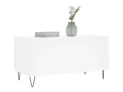 Mesa De Centro| Mesa de centro 90x44,5x45 cm derivados de madeira PT231533 Branco