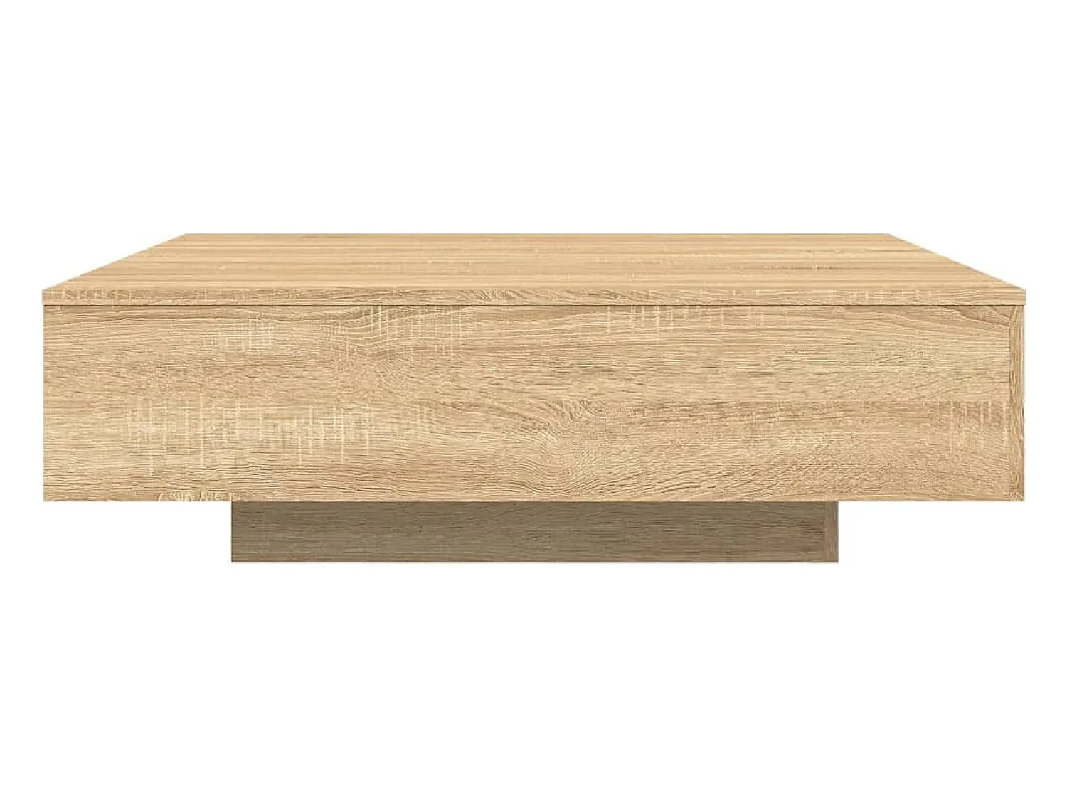 New vidaxl Mesa de centro 100x100x31 cm derivados madeira carvalho sonoma Natural claro