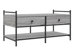 Mesa de centro 99x50x50 cm derivados de madeira sonoma PT181496^ Mesa De Centro