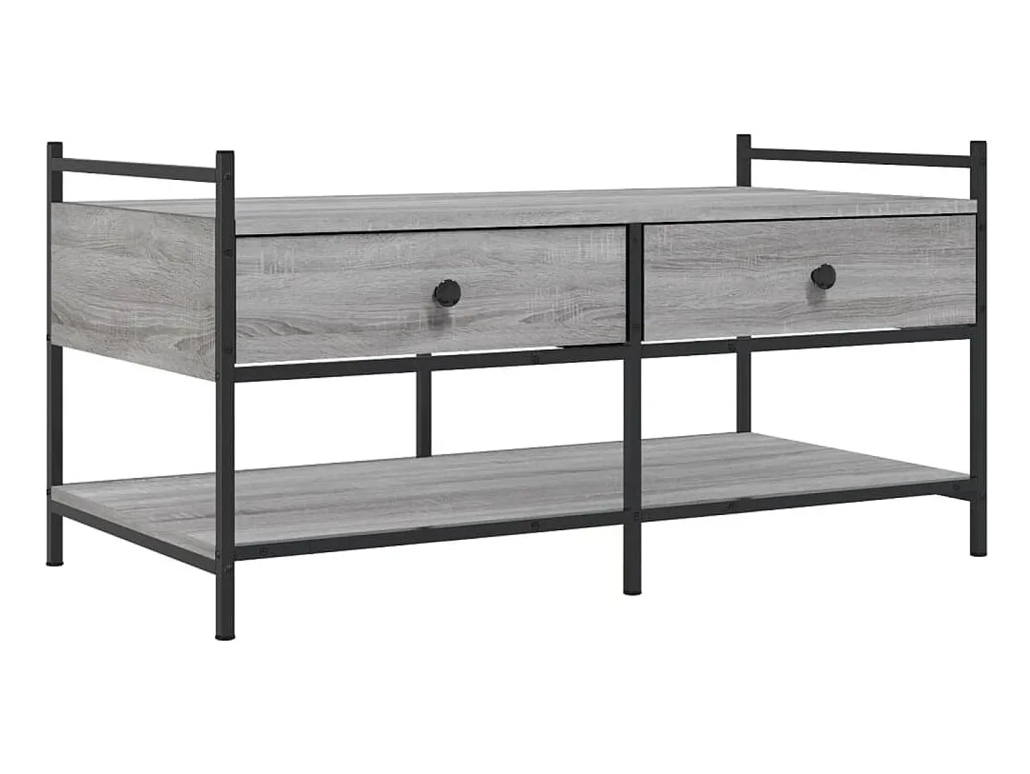 Mesa de centro 99x50x50 cm derivados de madeira sonoma PT181496^ Mesa De Centro