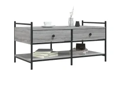 Mesa de centro 99x50x50 cm derivados de madeira sonoma PT181496^ Mesa De Centro